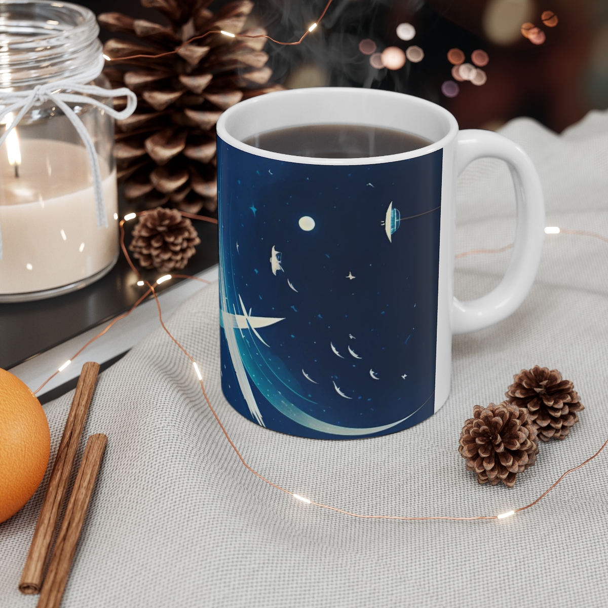 Cosmic Sky Ceramic Mug 11oz - Image 5