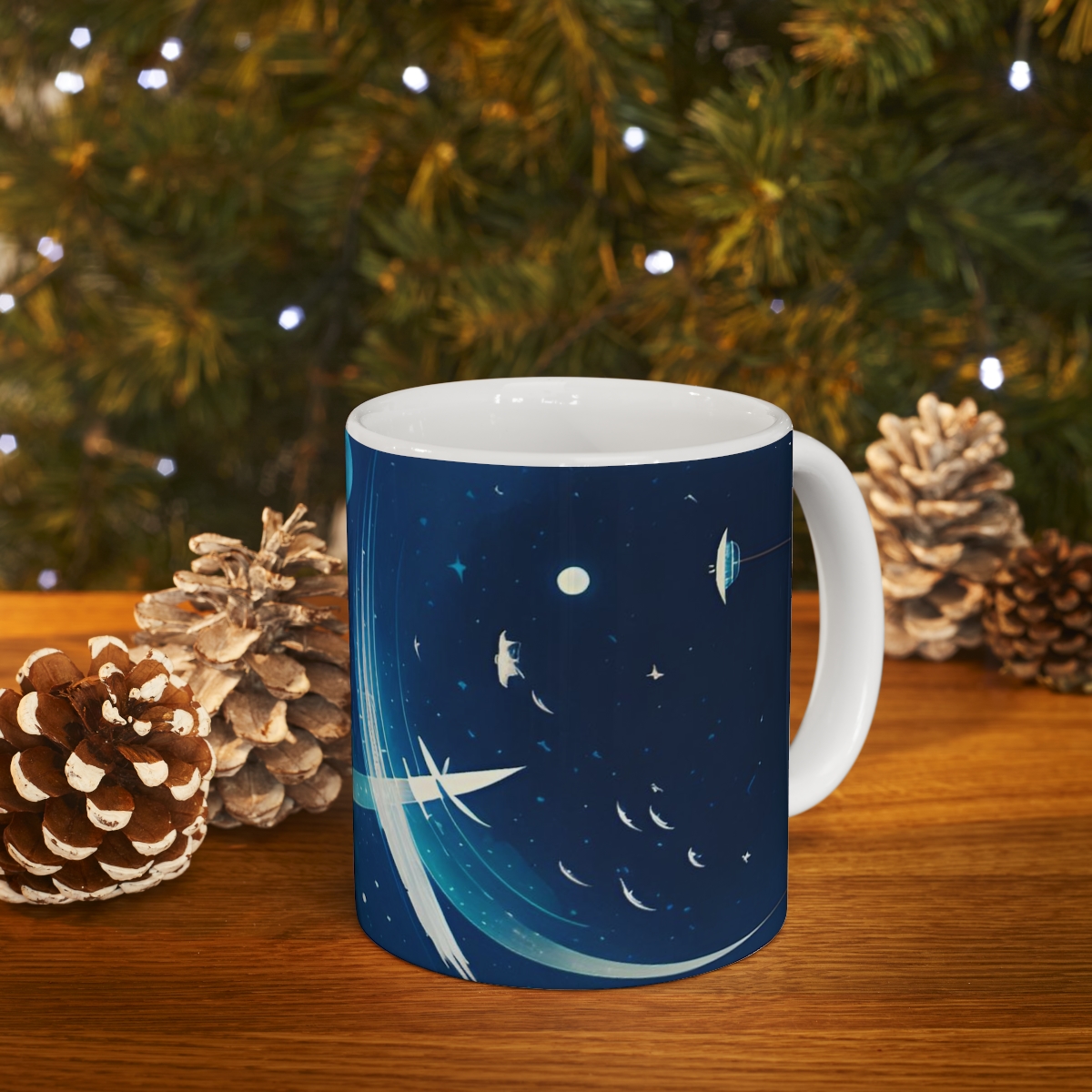 Cosmic Sky Ceramic Mug 11oz - Image 9