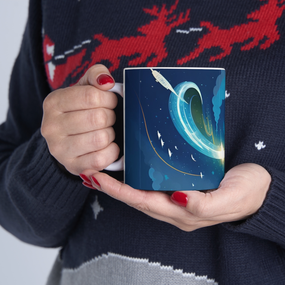 Cosmic Sky Ceramic Mug 11oz - Image 11