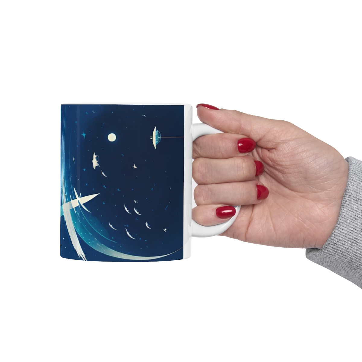Cosmic Sky Ceramic Mug 11oz - Image 12
